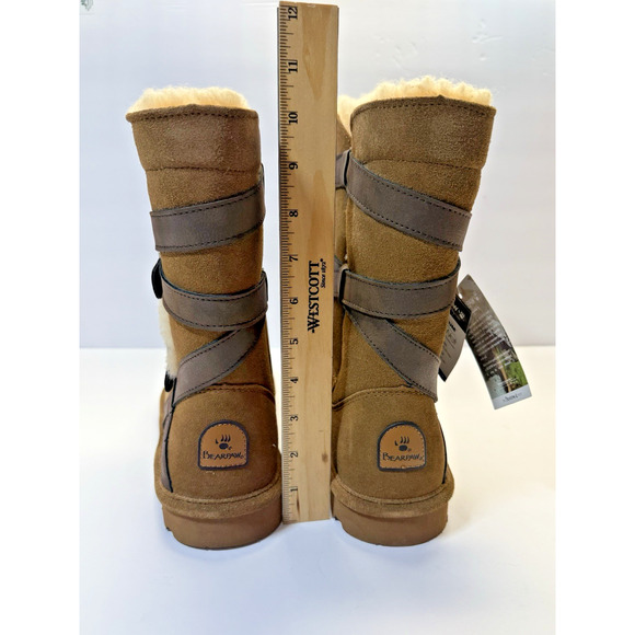 BearPaw Shelby 2012W Hickory II Women's Size 10 M Wool Sheep Skin New With Box - Picture 6 of 16